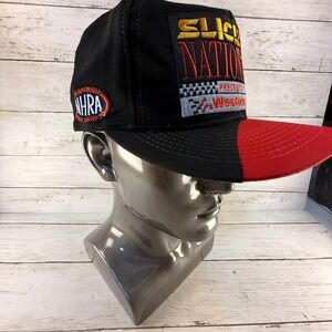 Vintage 1996‎ NHRA Slick 50 Nationals Snapback Hat Sport Service Drag Racing Cap